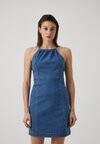 

Джинсовое платье ONLCLARA HALTERNECK DRESS Only, синий
