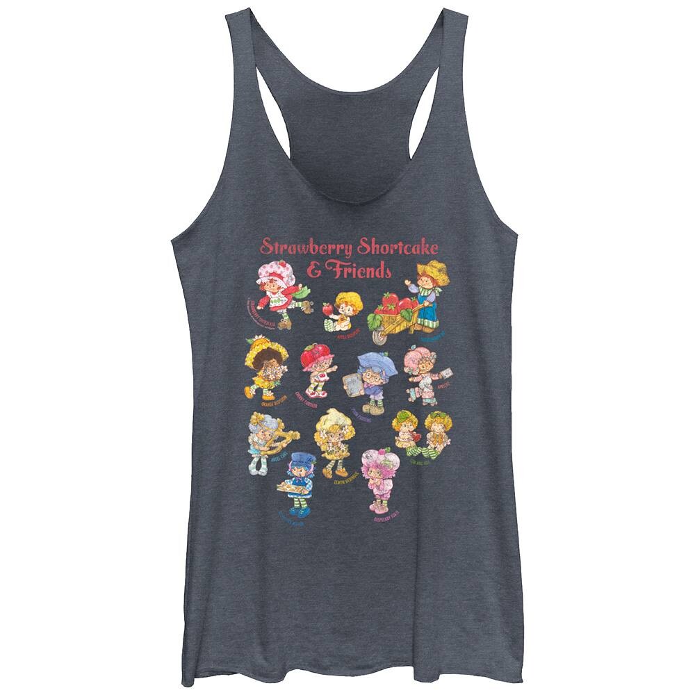 

Юниорская майка Strawberry Shortcake And Friends Racerback Licensed Character, цвет Navy Heather