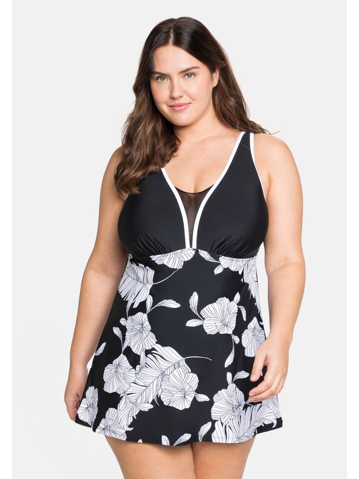 

Купальник sheego Badekleid, цвет schwarz bedruckt