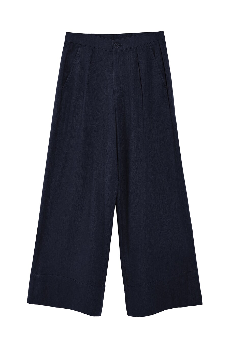 

Широкие брюки со складками спереди Polo Club, темно-синий