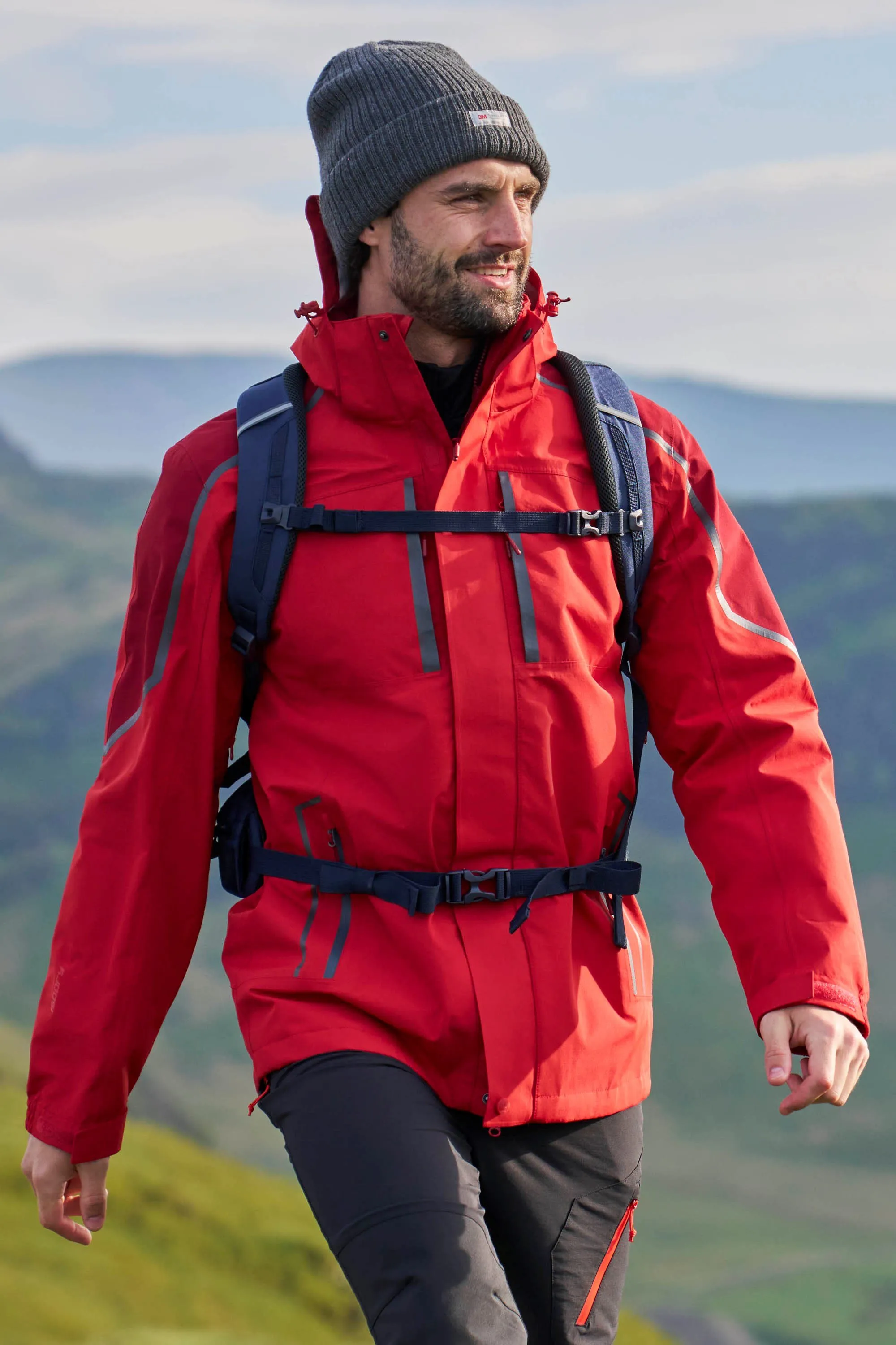

Куртка Zenith II 3 в 1 с водонепроницаемой подкладкой и дождевиком на молнии Mountain Warehouse, красный