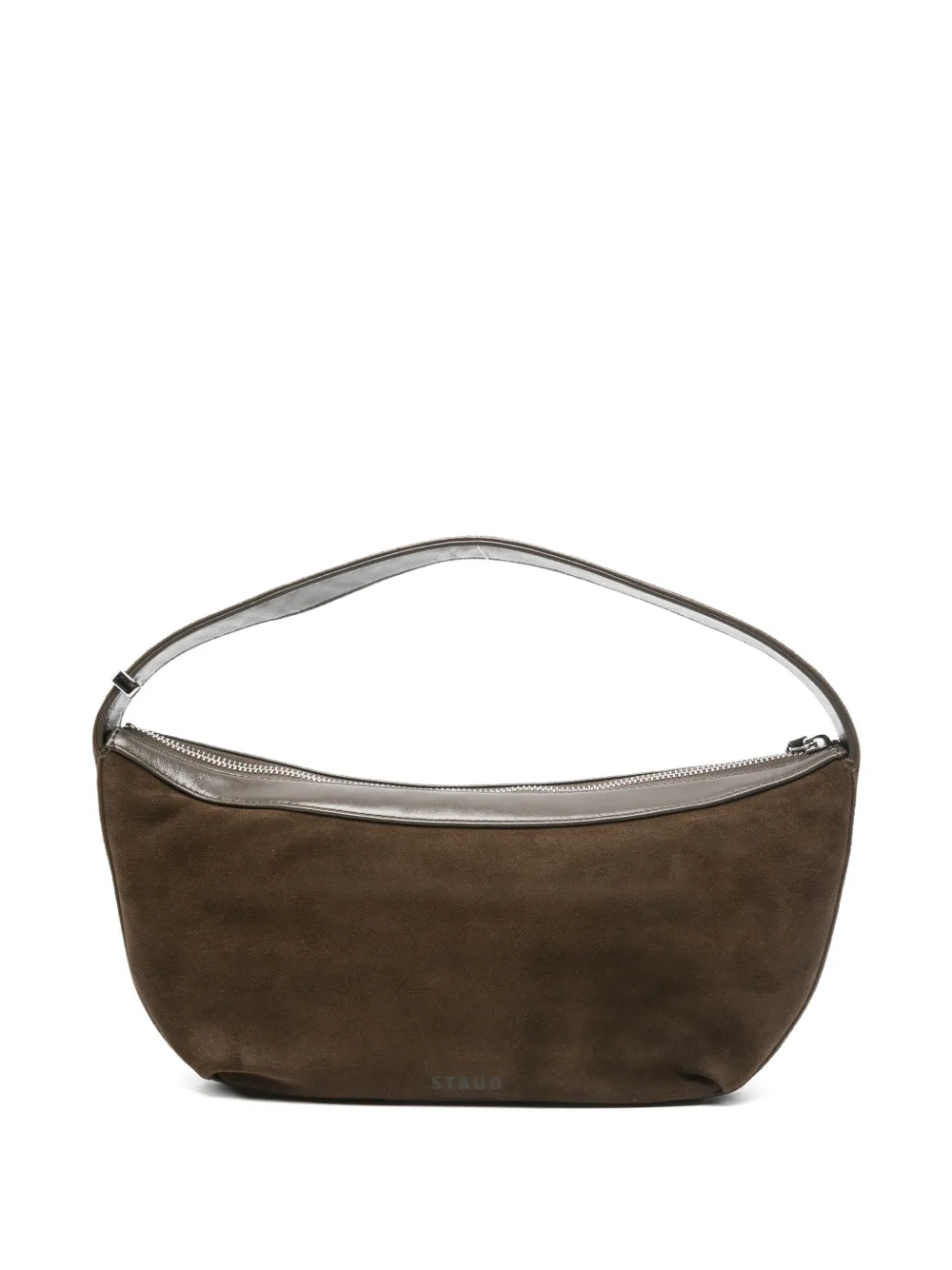 

Сумка Demy на молнии через плечо Staud, коричневый
