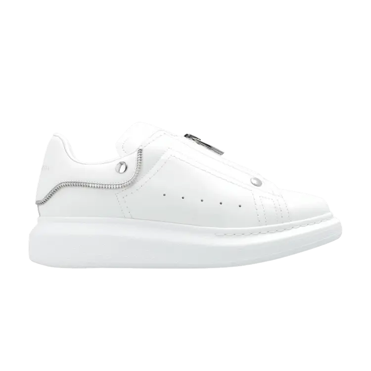 Кроссовки Alexander McQueen Alexander McQueen Wmns Oversized Sneaker 'Zipper Tooth - White', белый