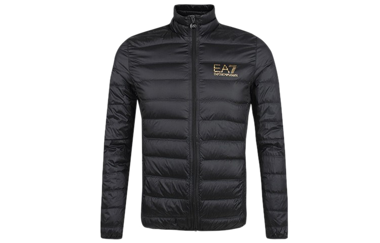 EMPORIO ARMANI Куртка пуховая мужская черная EA7, Black — фото 3