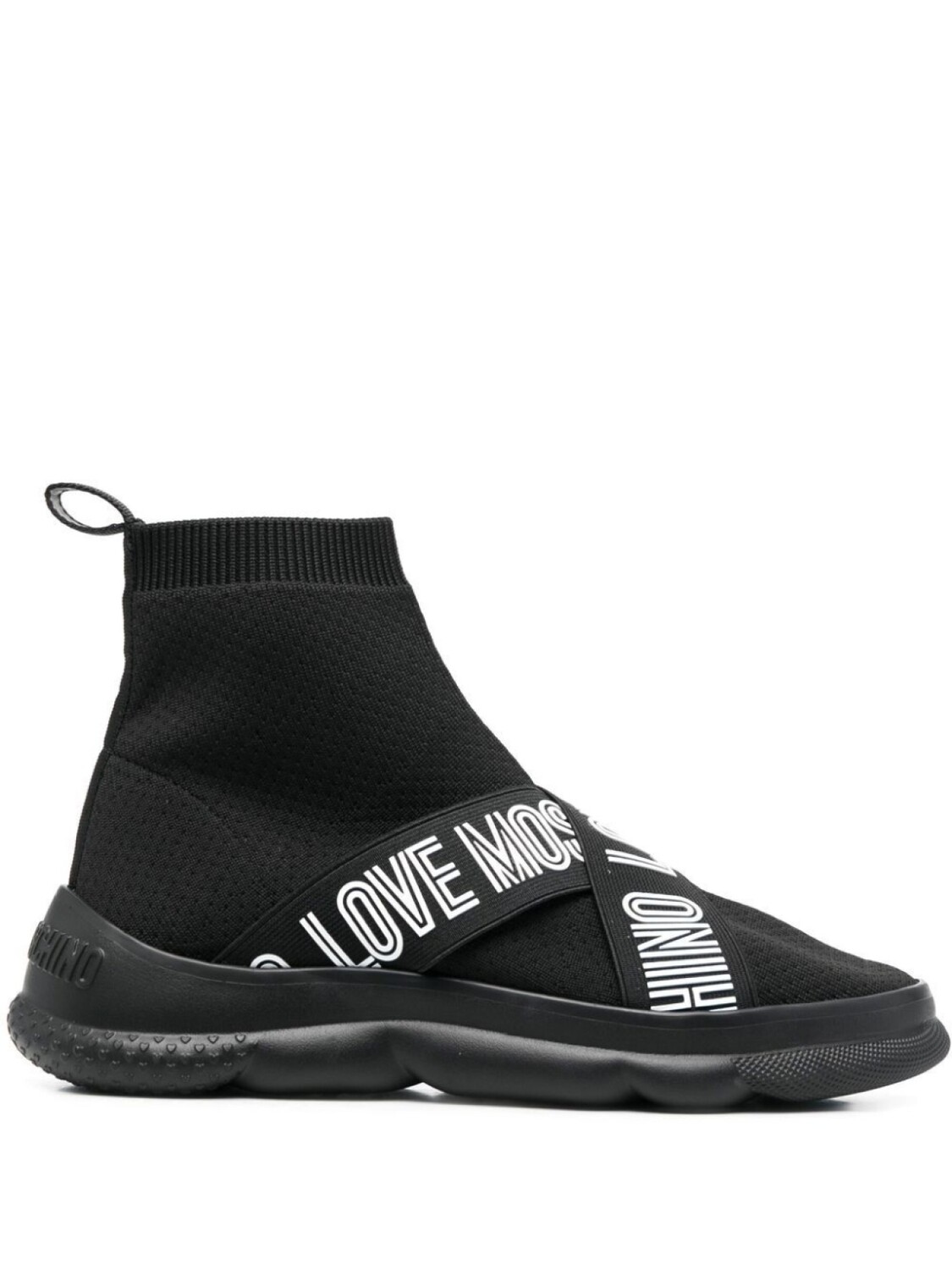 

Love Moschino высокие кроссовки с логотипом, черный