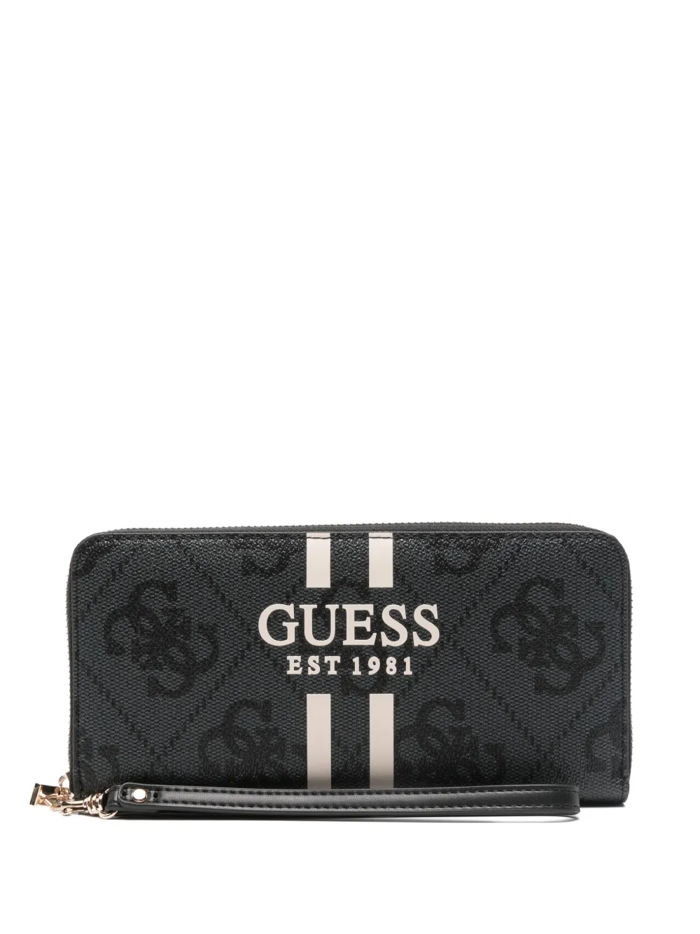 

Большой кошелек Laurel на молнии GUESS USA, черный