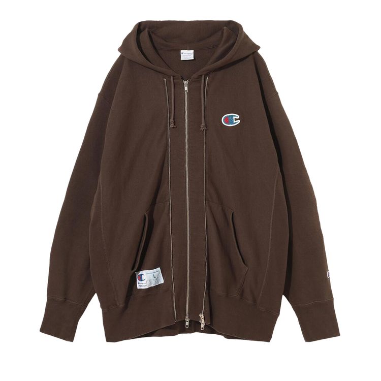 

Худи Undercover Champion Zip-Up Hoodie 'Brown', коричневый