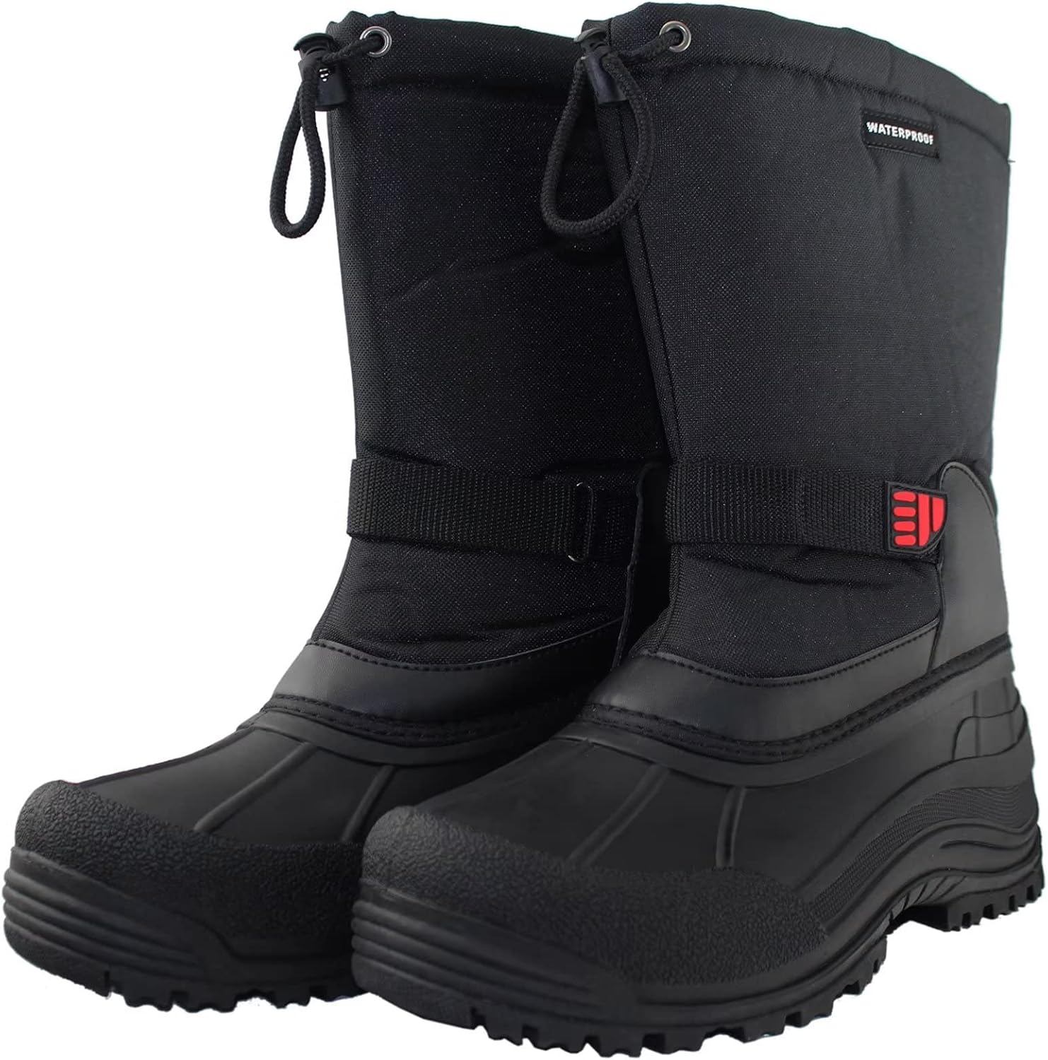 

Водонепроницаемые зимние мужские ботинки Tanleewa, утепленные теплые снежные ботинки, противоскользящие модные зимние ботинки для улицы, идеальные для подарка, черный