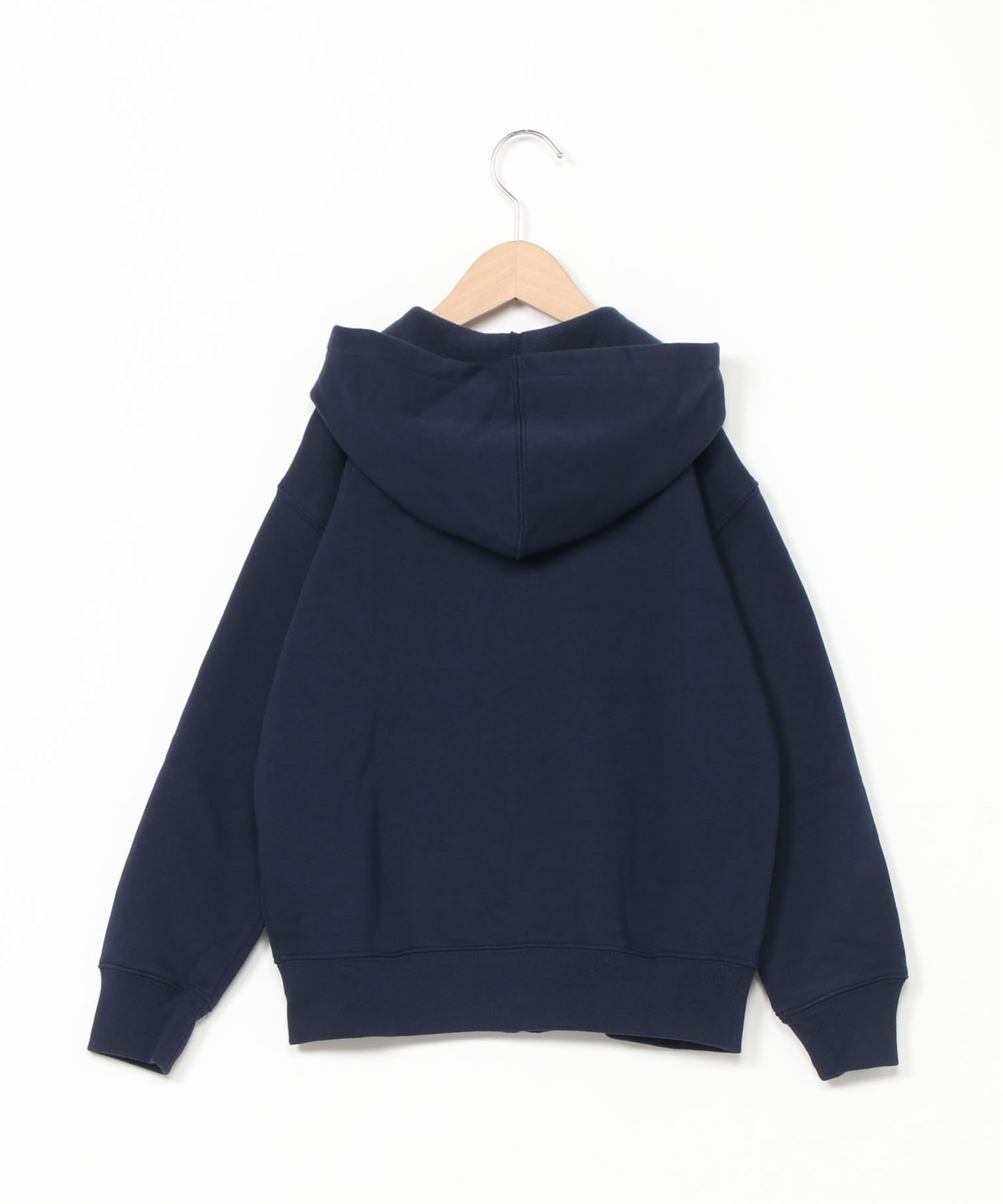 (K) Свободная толстовка на молнии с логотипом GAP (детская), TAPESTRY_NAVY — фото 3