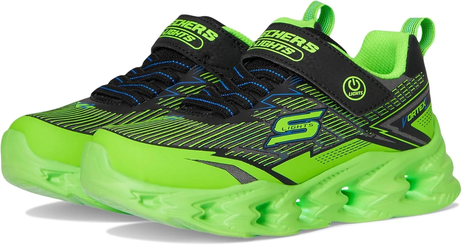 Детские кроссовки Skechers Hypno-Splash, черный/салатовый