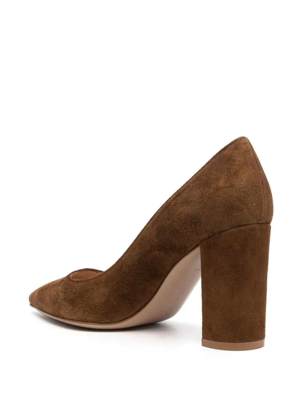 Туфли с заостренным носком Gianvito Rossi, коричневый — фото 3