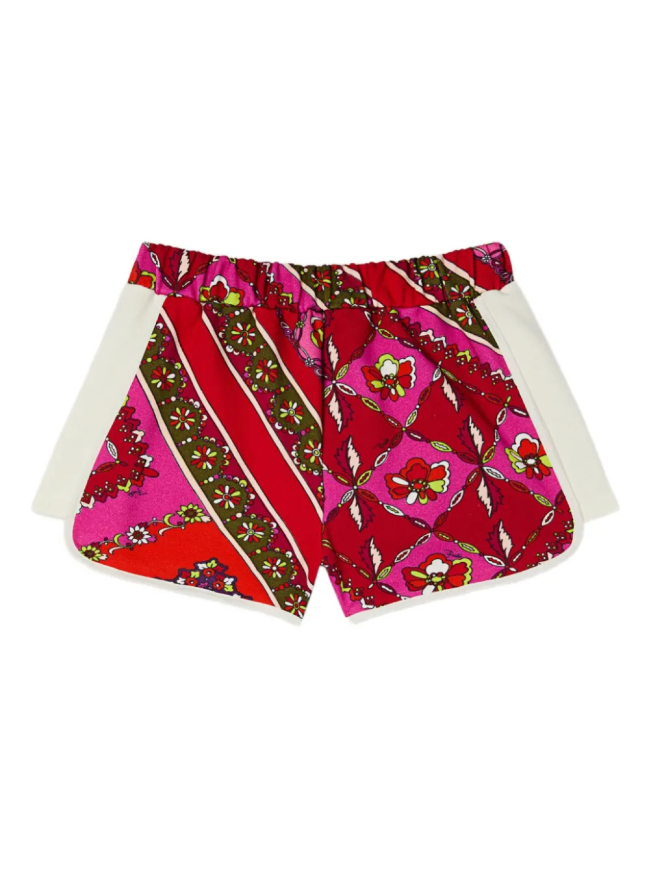Шорты с узором «Феста» PUCCI Junior, красный — фото 3