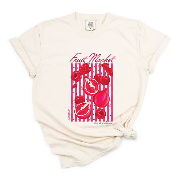 

SWSmiley fruit market pomegranate - женская футболка с принтом и окрашенная в готовом виде Simply Sage Market, Ivory, Зеленый, SWSmiley fruit market pomegranate - женская футболка с принтом и окрашенная в готовом виде Simply Sage Market, Ivory