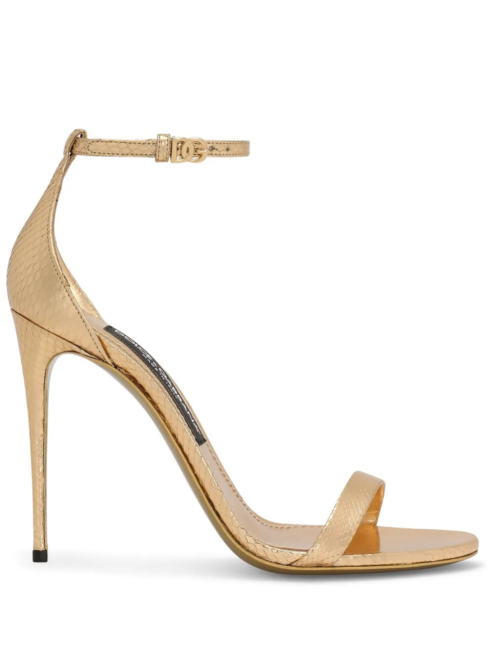 Босоножки Kira 105 DOLCE & GABBANA, золотой