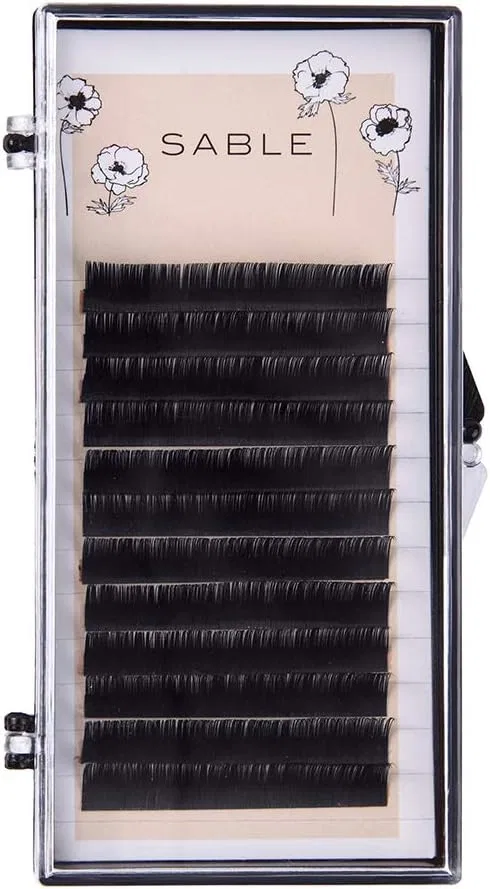 Ресницы THREE JUICY Sable D Curl 0.1 мм 14 мм