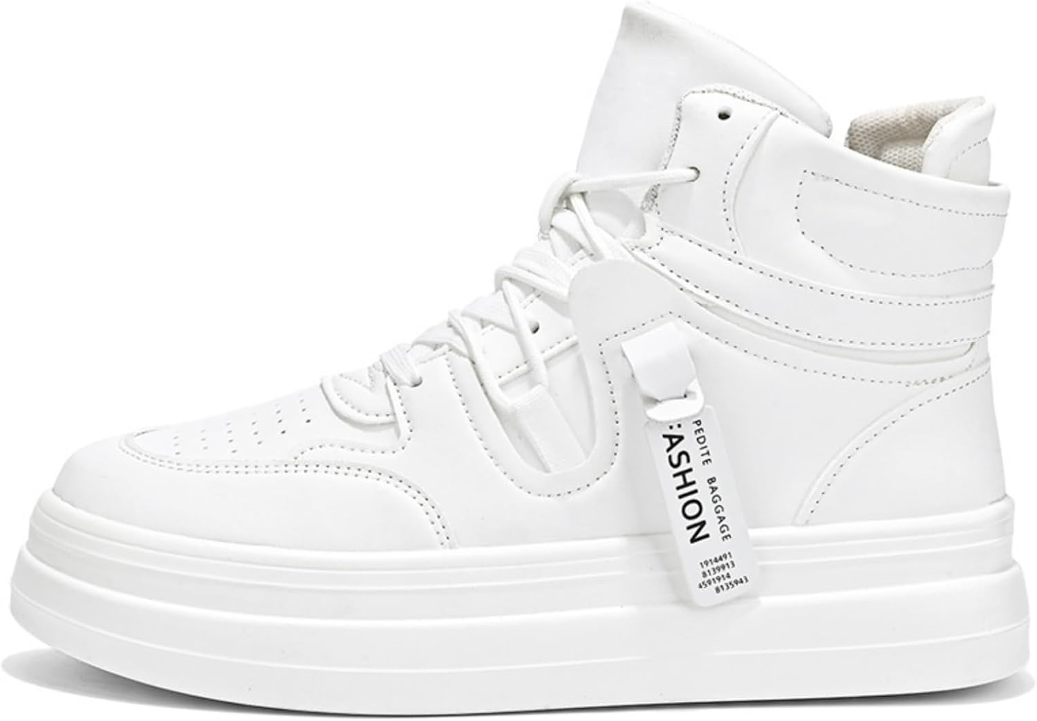 

Кроссовки MACEFIL Men's High Top Boots- модные ботинки на шнуровке, повседневные скейтбордовые туфли, легкий дышащий уличный стиль для комфортной не скользящей ходьбы