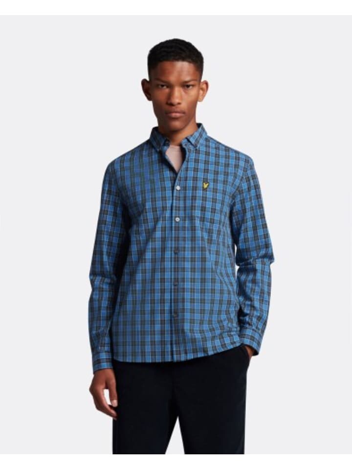 

Рубашка Lyle & Scott, синий