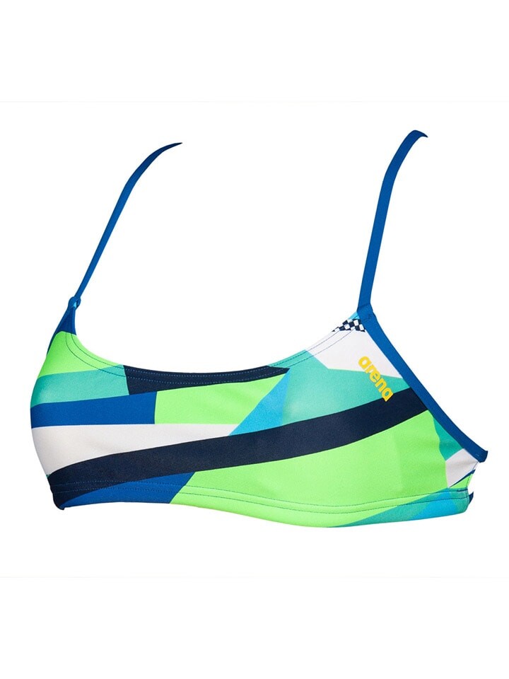 

Верх бикини Arena, цвет grün/blau/schwarz