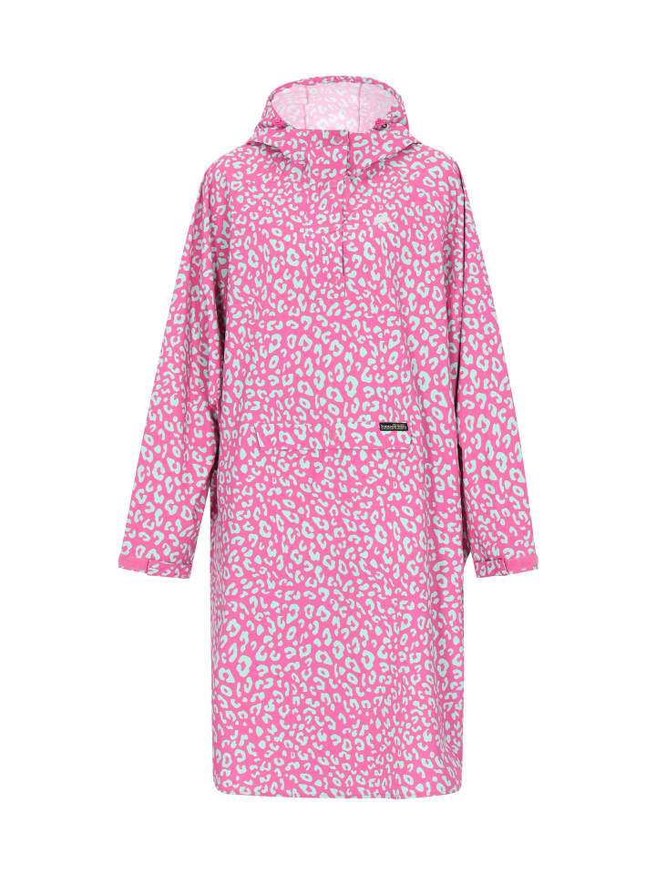 

Schmuddelwedda Женское пальто бирюзового цвета с леопардовым принтом