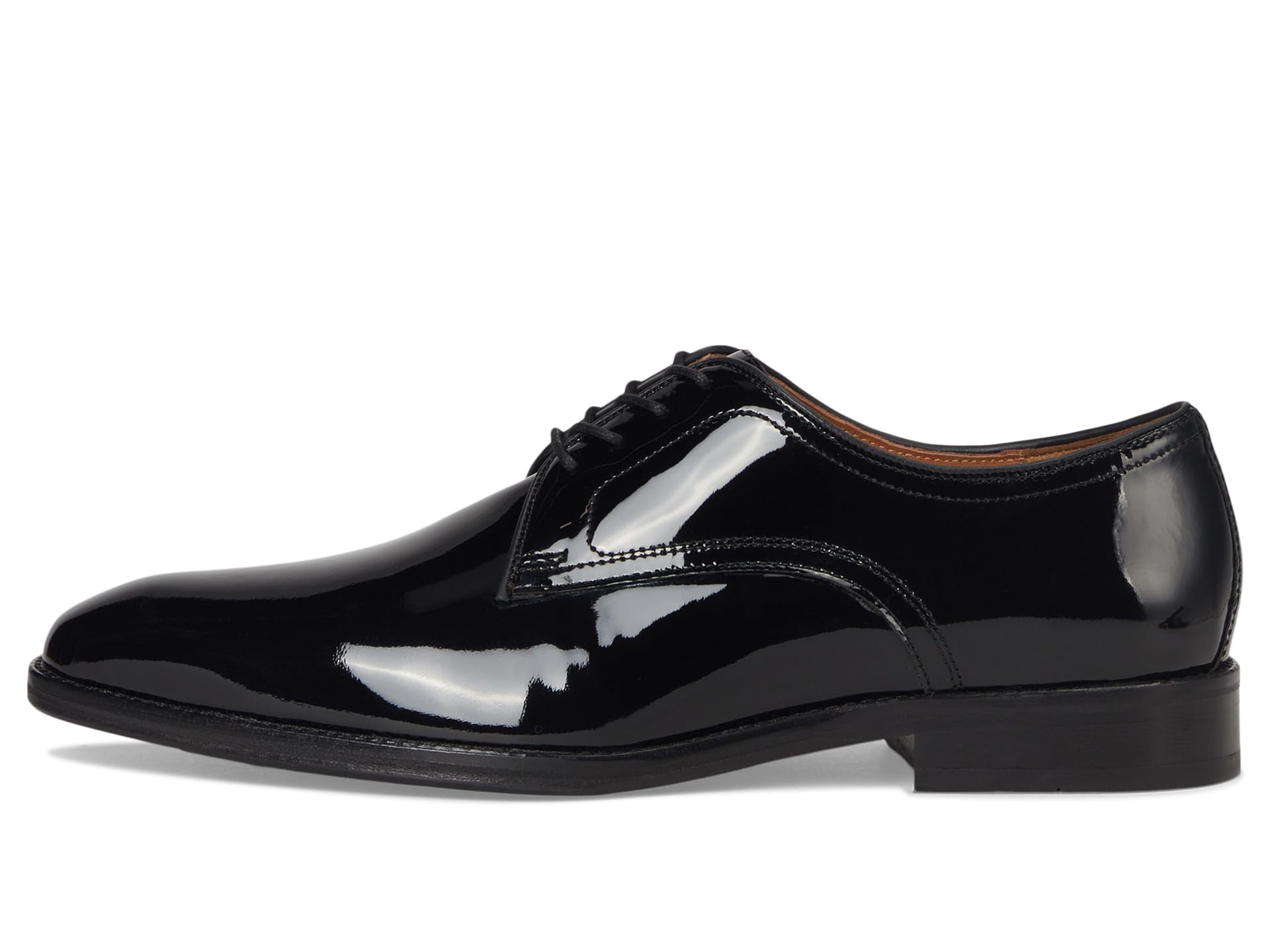 Оксфорды Johnston & Murphy Sullivan Plain Toe, цвет Black Italian Patent Calfskin — фото 4