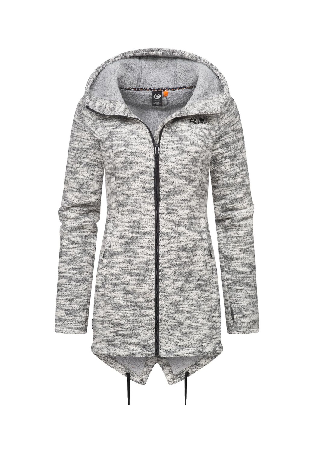 

Кардиган с капюшоном Wingi Меланж Ragwear, цвет Ash