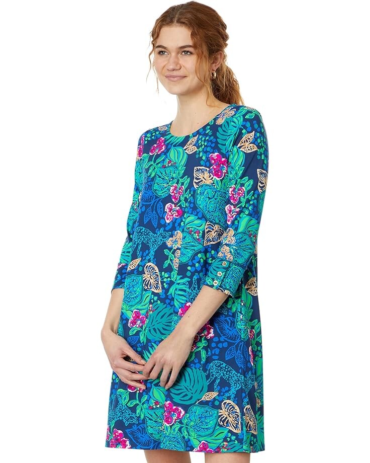 

Платье Lilly Pulitzer Solia Chillylilly Upf 50+, нави