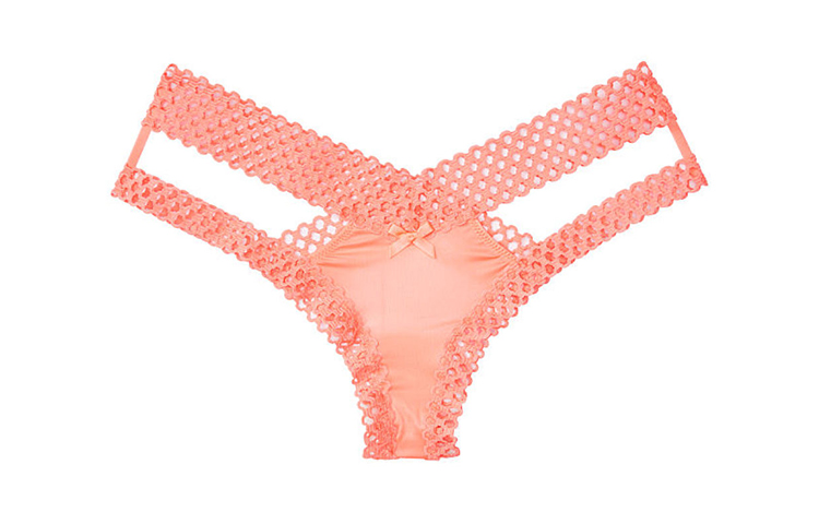 

Трусы женские VICTORIA'S SECRET, 1 упаковка, персиково-розовые