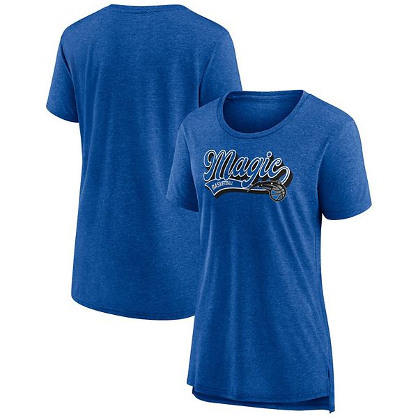 

Женская трикотажная футболка fanatics branded heather blue orlando magic league leader tri-blend Unbranded, Синий, Женская трикотажная футболка fanatics branded heather blue orlando magic league leader tri-blend Unbranded