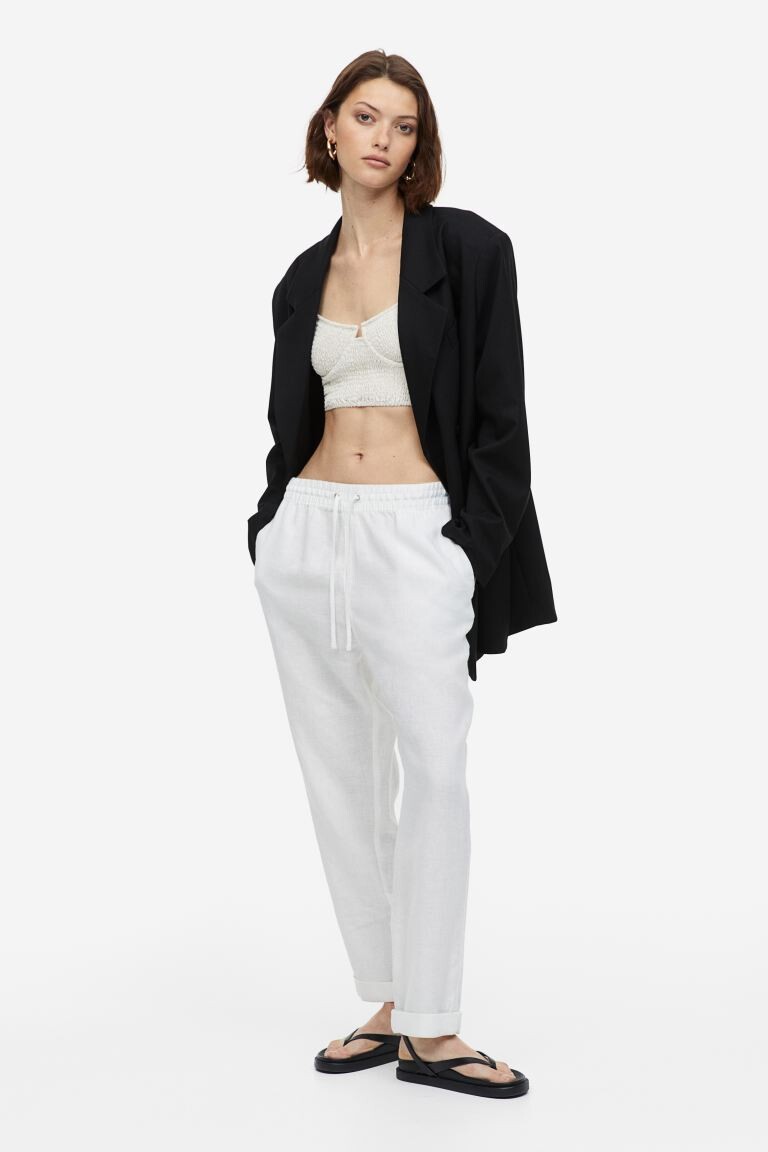 

Льняные джоггеры H&M