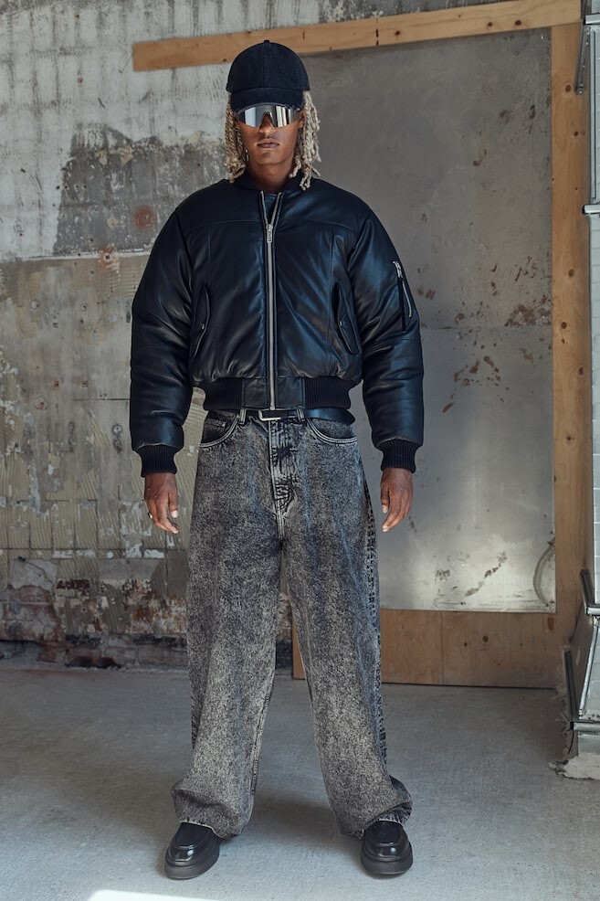 

Отличные мешковатые джинсы H&M, черный