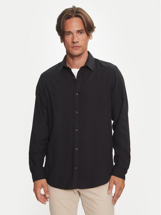 

Рубашка узкого кроя Jack&Jones, черный