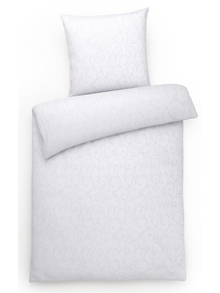 

Постельное белье Carpe Sonno Damast 135x200 155x220 Ornamente, белый