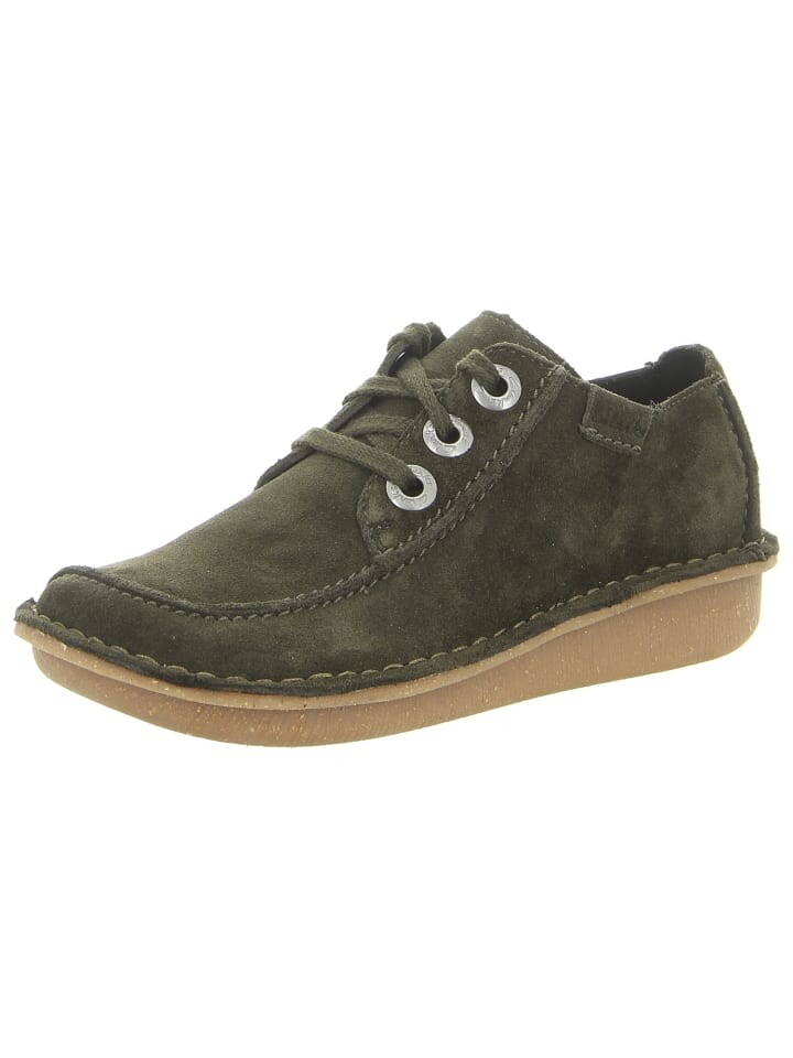 

Низкие кроссовки Clarks, зеленый