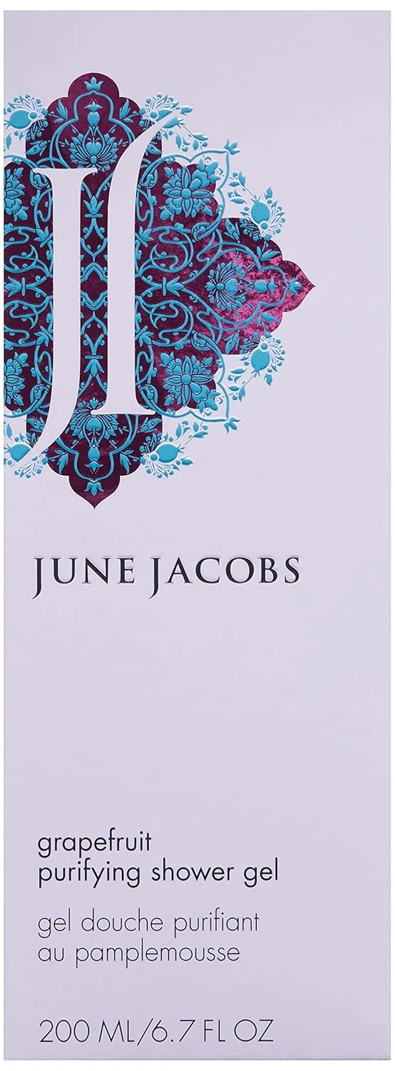 Очищающий гель для душа June Jacobs со вкусом грейпфрута, 6,7 жидких унций (1 упаковка), Red — фото 2