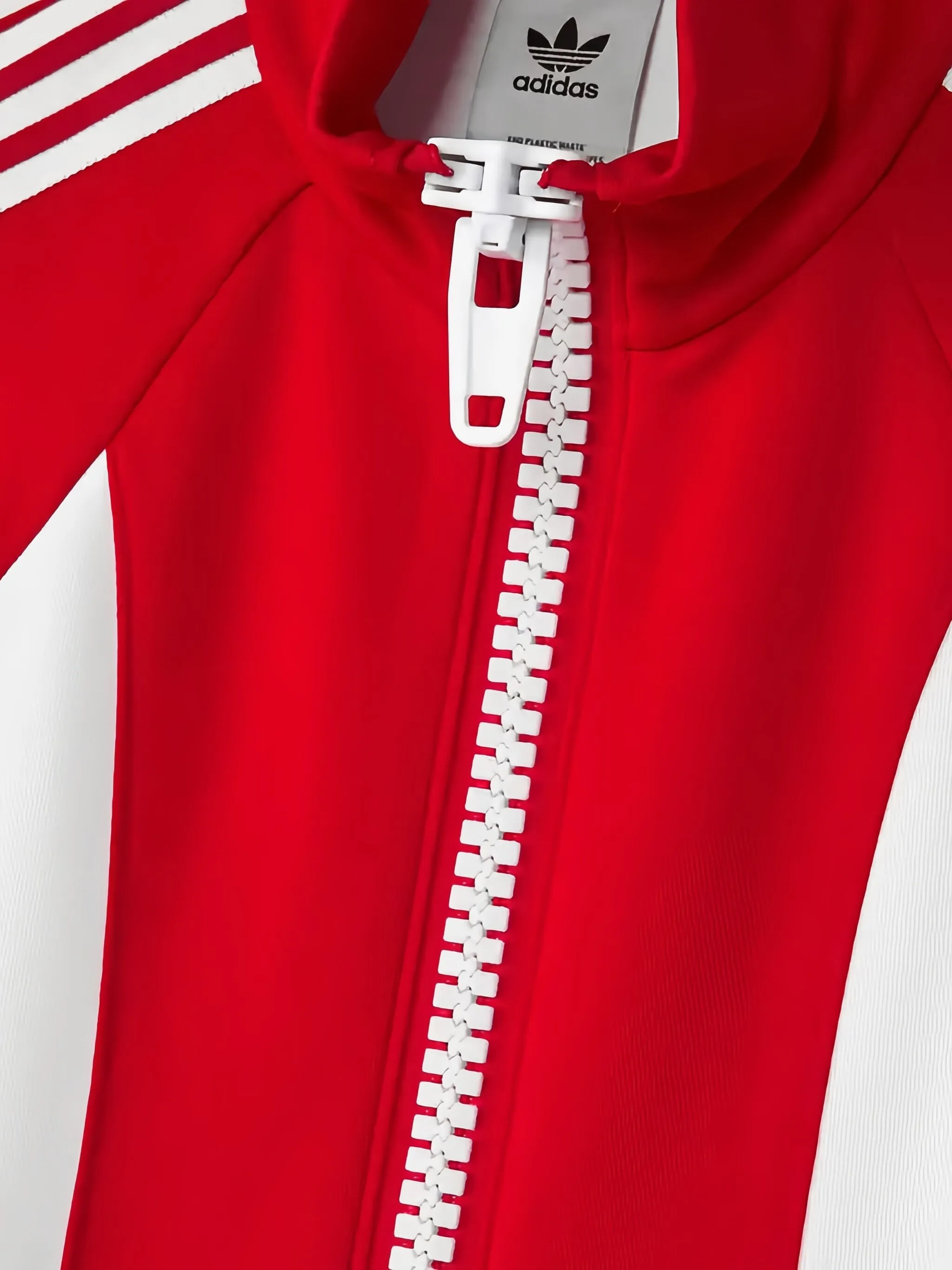Куртка Big Zipper Adidas, красный — фото 2