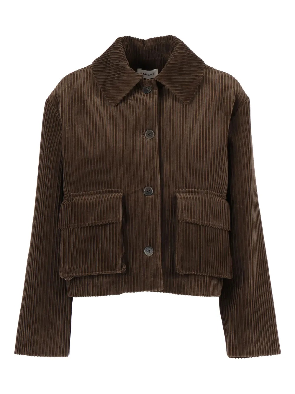 

Куртка с карманами из вельвета P.A.R.O.S.H., коричневый
