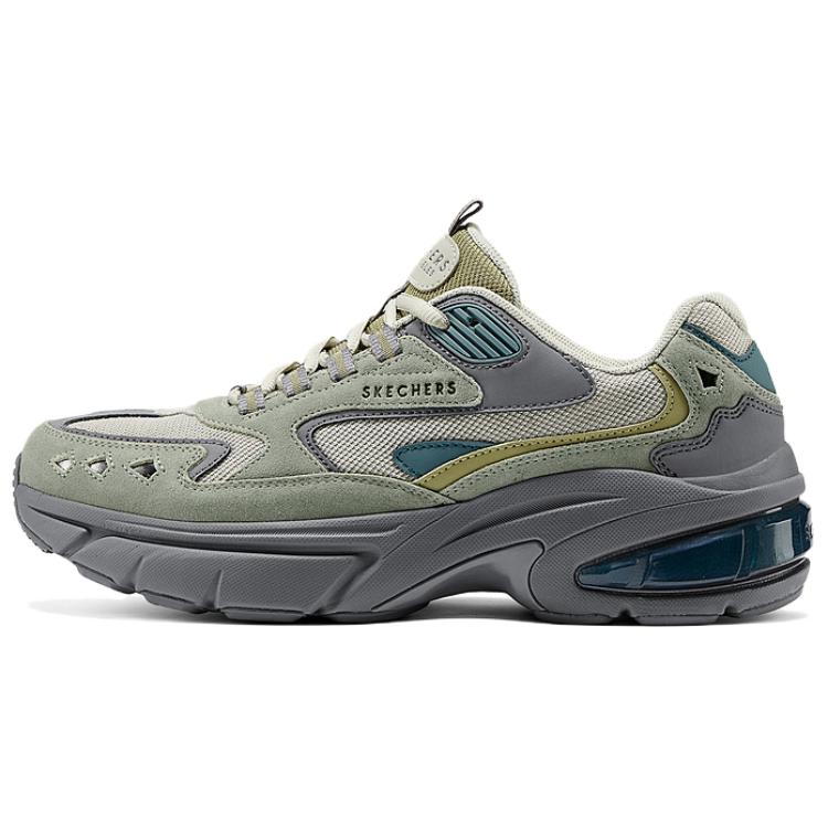 

Низкие массивные кроссовки SKECHER STREET Breathable Support, мужские, серо-зеленые Skechers, Gray Green