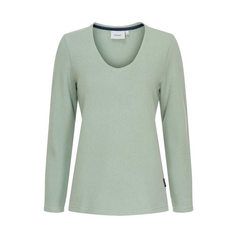 

Футболка Sea Ranch Agatha Long Sleeve V Neck, зеленый