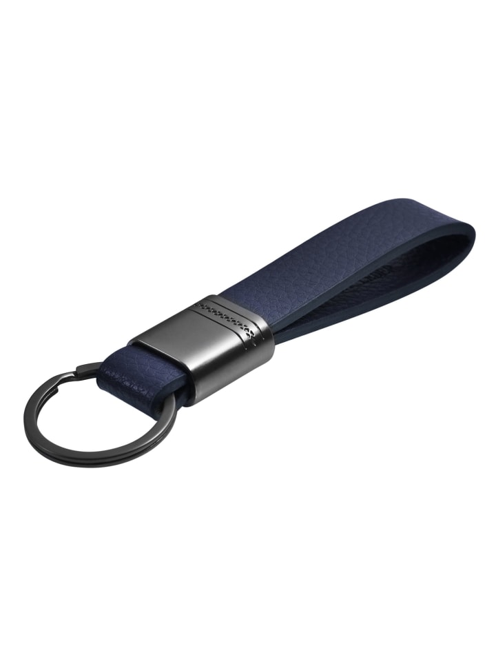 

Adeliás Универсальный кулон - кожаный брелок для ключей синего цвета