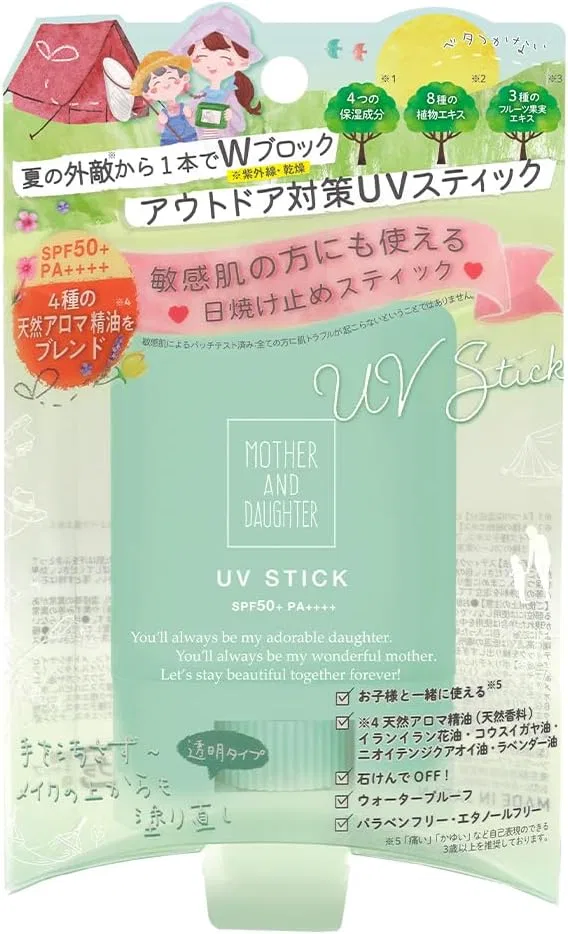 Солнцезащитный стик для лица и тела Clear UV Stick SPF50+ PA+++, 15 г, прозрачный, MOTHER AND DAUGHTER Mother And Daughter M&D — фото 2
