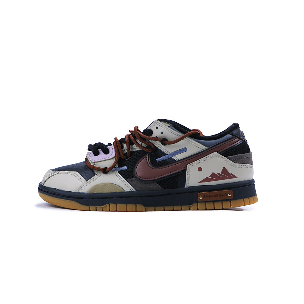 

Кроссовки Nike Dunk Skateboarding Shoes Men Low-top Black, черный/серый