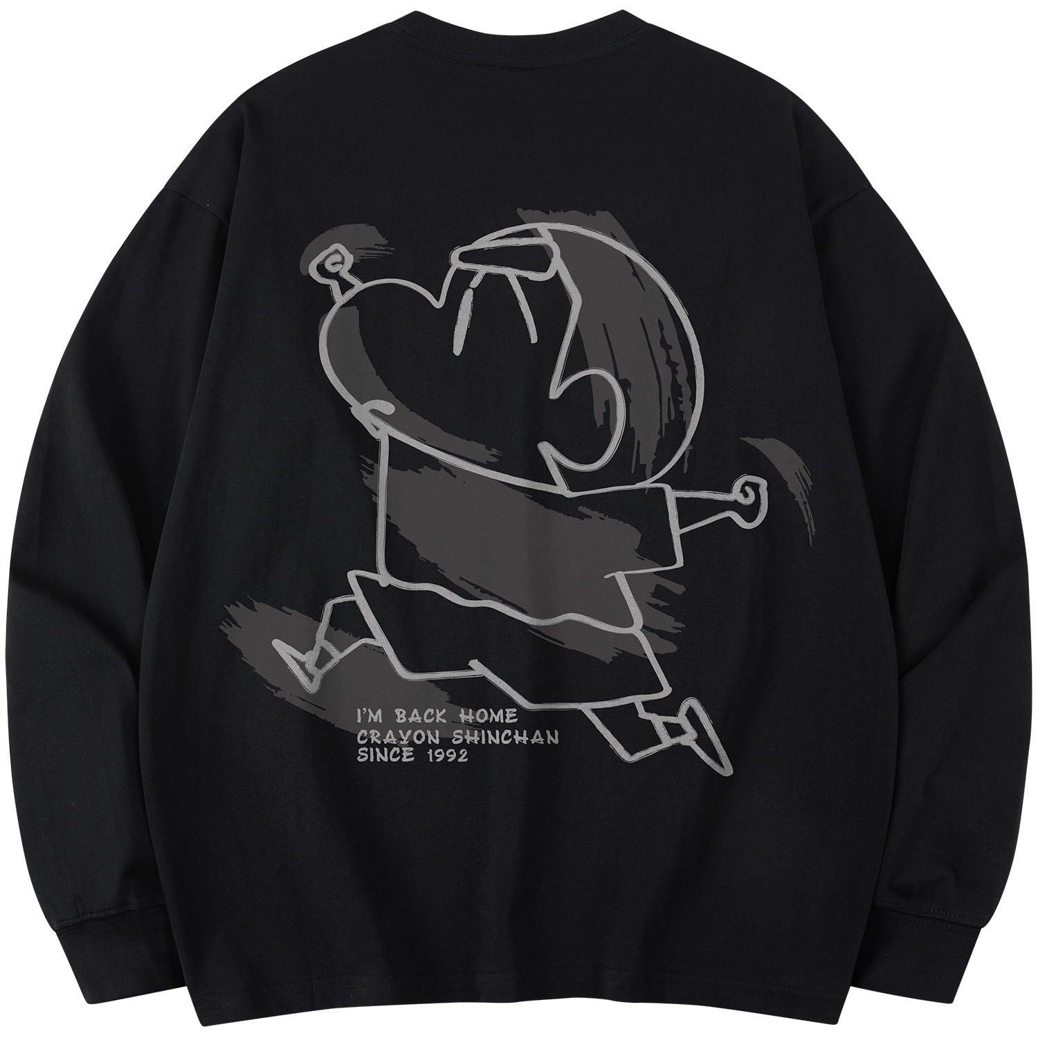 

Футболка унисекс Crayon Shinchan, серо-зеленый