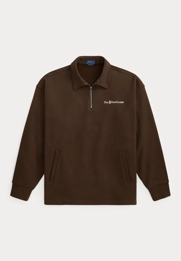 Толстовка Relaxed Fit Logo Fleece Polo Ralph Lauren, мускатный коричневый — фото 4