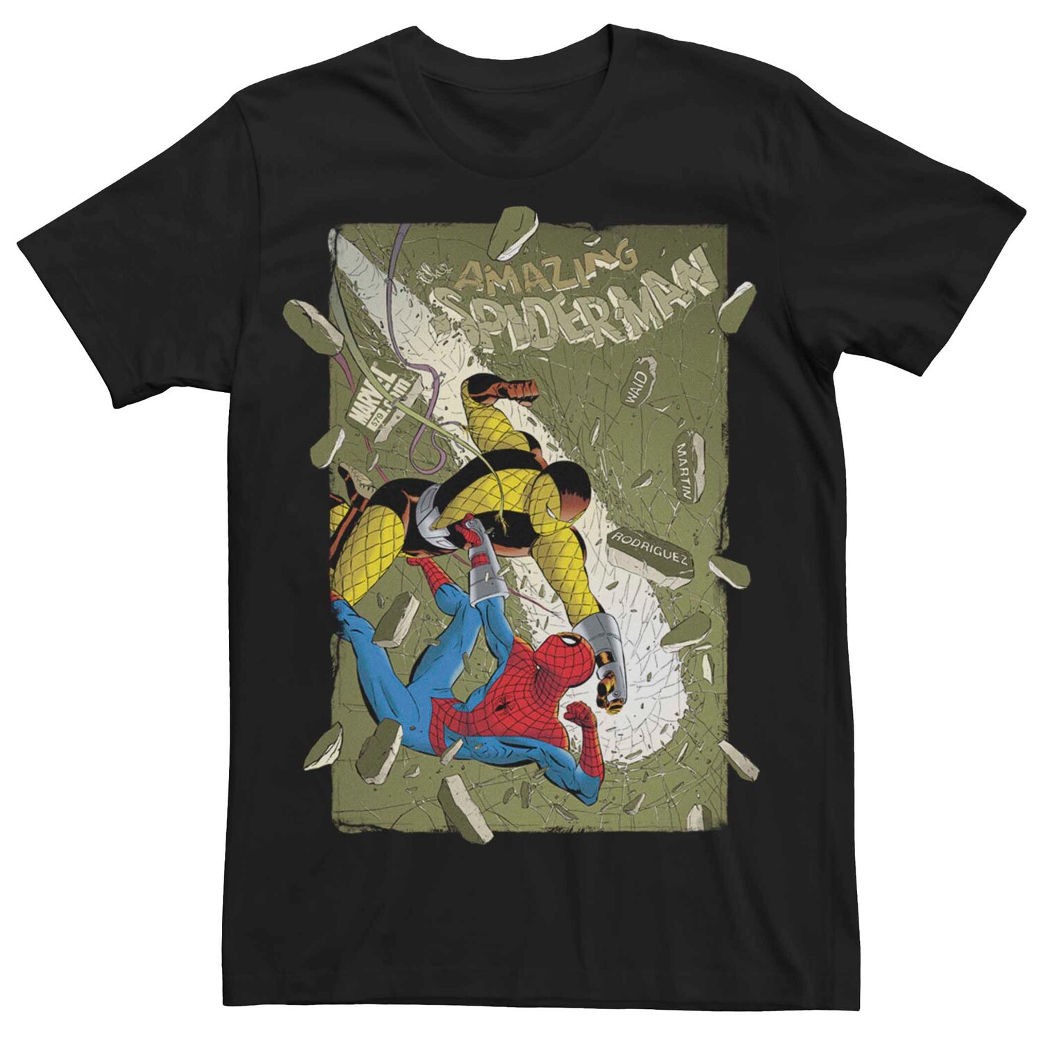 

Мужская футболка с плакатом «Marvel The Amazing Spider-Man Fighting» Licensed Character