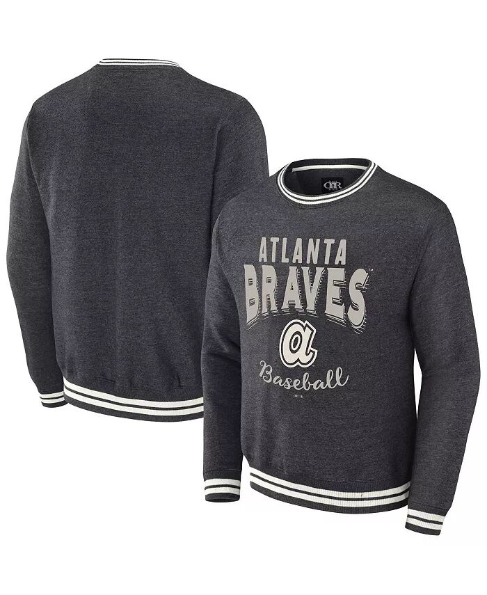 

Мужская коллекция Darius Rucker от Heather Charcoal, состаренная толстовка-пуловер Atlanta Braves в винтажном стиле Fanatics