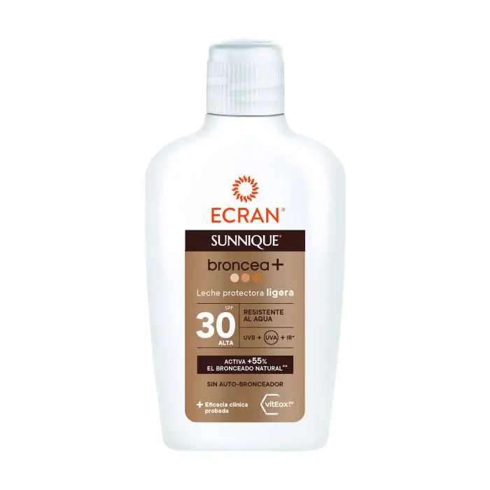 

Автозагар sunnique leche ligera broncea+ spf30 Ecran, объем 200 мл