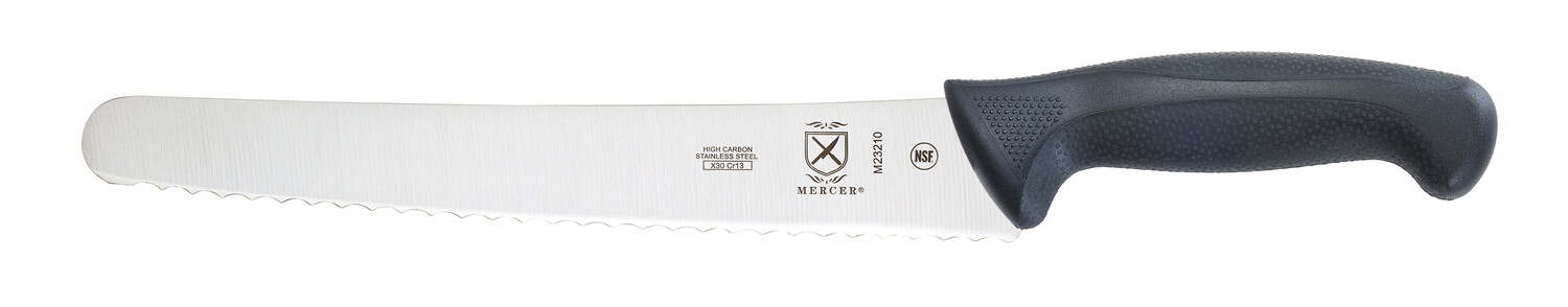 

Нож для хлеба Mercer Culinary Millennia 10 дюймов, черный