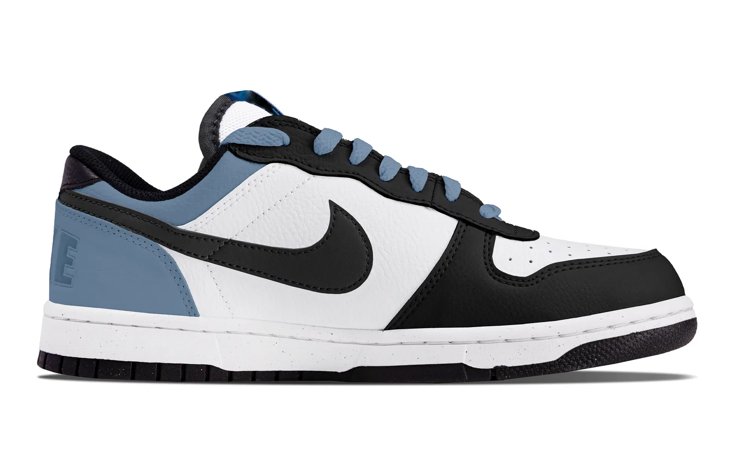 Кроссовки кожаные Nike Big Street Blues синие — фото 3