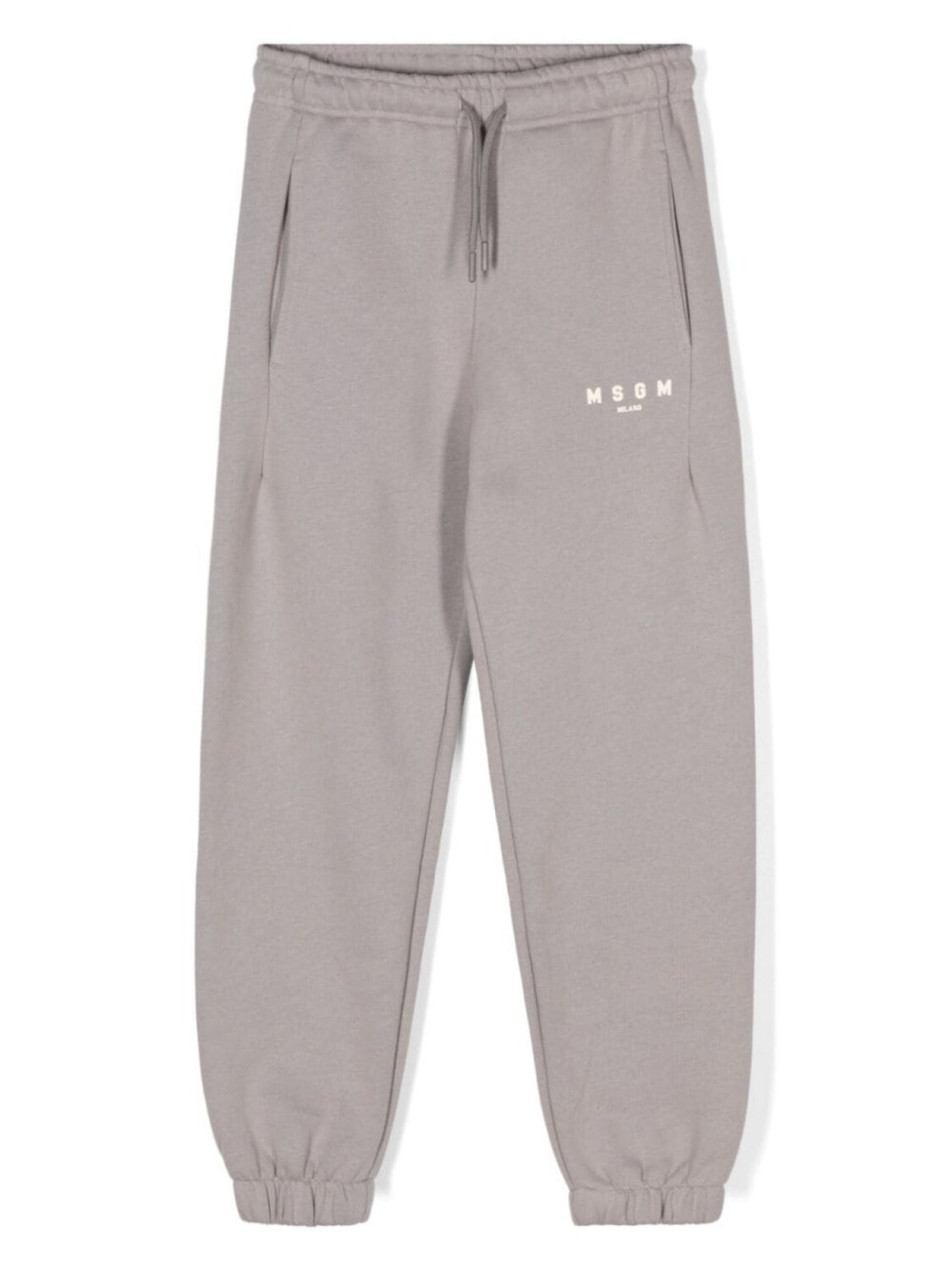 

MSGM Kids спортивные брюки с логотипом, серый