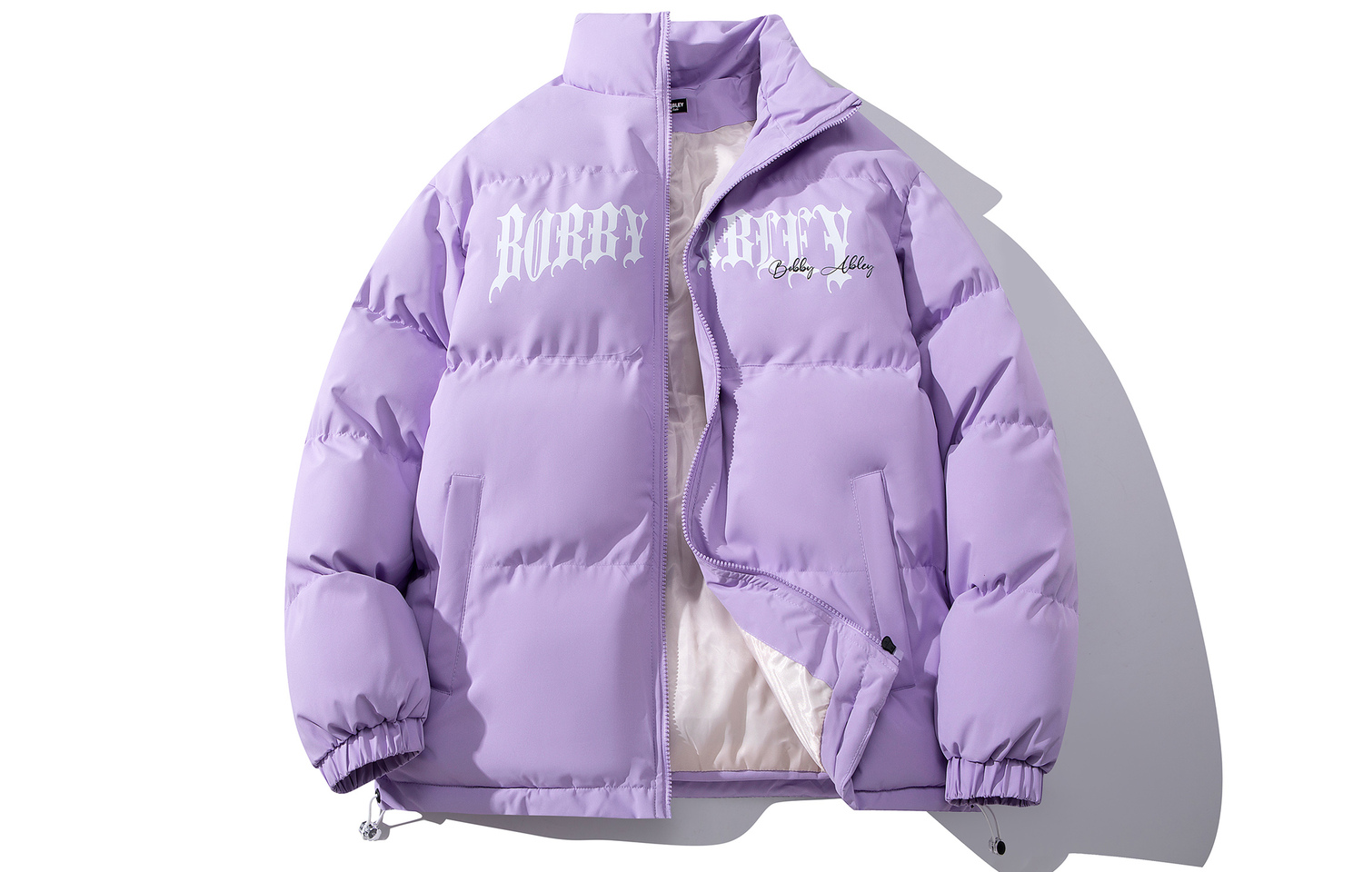 

BOBBY ABLEY Пуховик унисекс, Light Purple